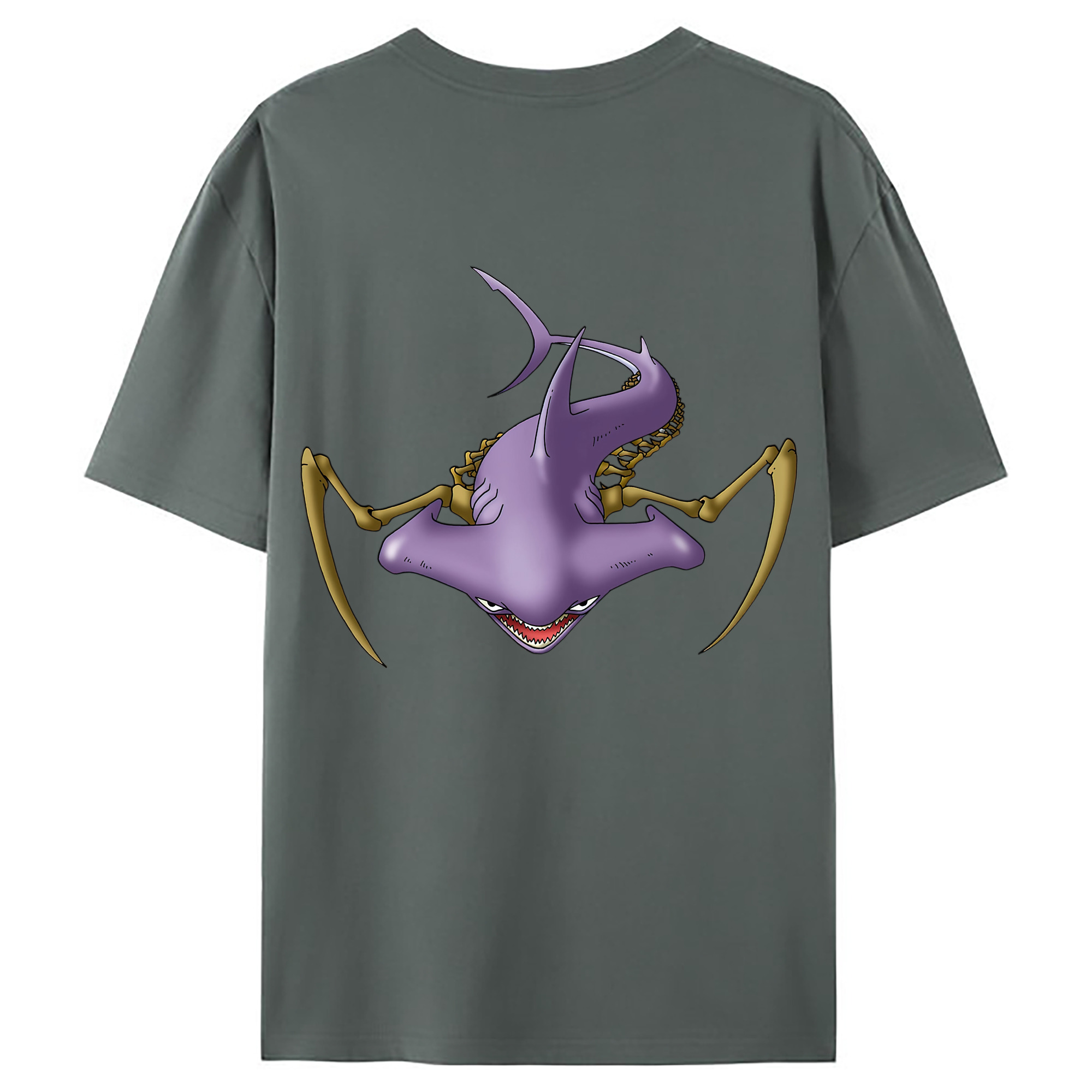 （画像用） ドラゴンクエスト Doragon Kuesuto Dragon Quest 綿100％ メンズ半袖Tシャツ（バックプリント） 通気性